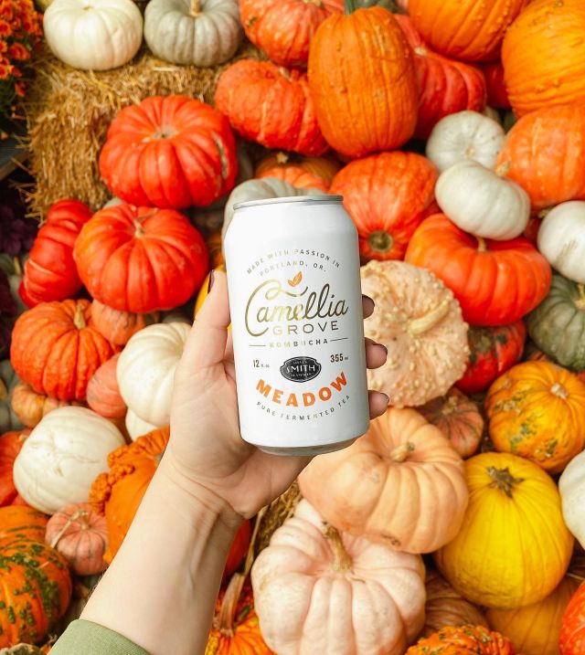 🕷️🍹A spooky night calls for sipping on our magical Kombucha — bewitched by the tea-forward flavor and refreshed for a hauntingly good time! 🍂👻⠀
⠀
And, for the last night this witching season, be sure to grab our Kombucha on sale at New Seasons Market! 🎃🌙 #LastCallForMagic #KomBOOcha⠀
⠀
#CamelliaGroveKombucha #KombuchaForTeaLovers #PDX #PortlandOR #TeaLover #PDXDrinks
